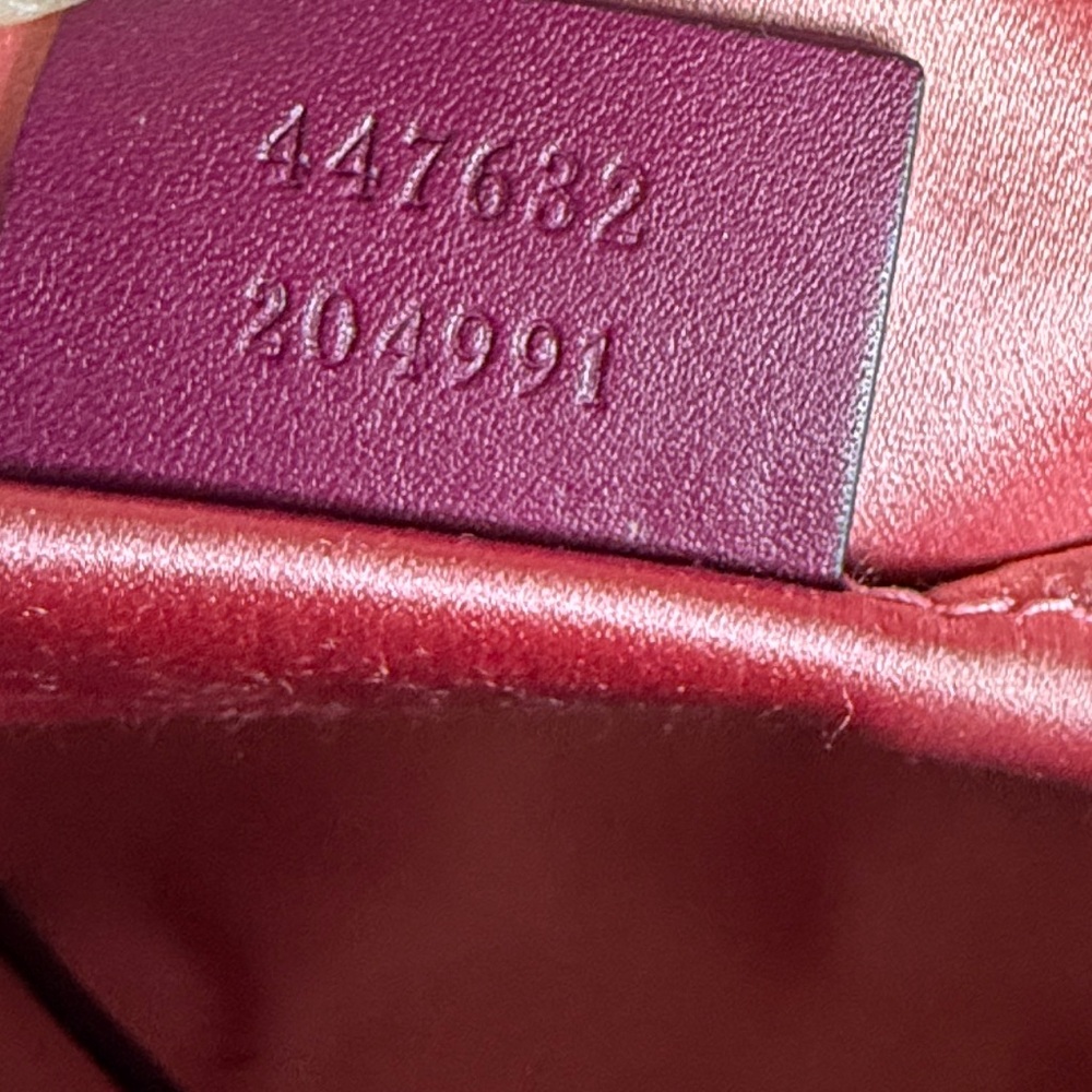Gucci GG Velvet Marmont Camera Bag, Fuchsia - Picture 10 of 11